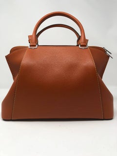 C de Cartier Leather Tote Bag