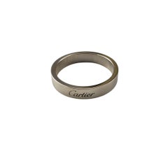 Bague C De Cartier, taille 8,5 (58) Boîte et papiers n°18751