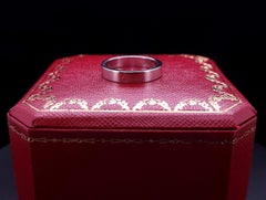 C de Cartier wedding band, 4 mm width