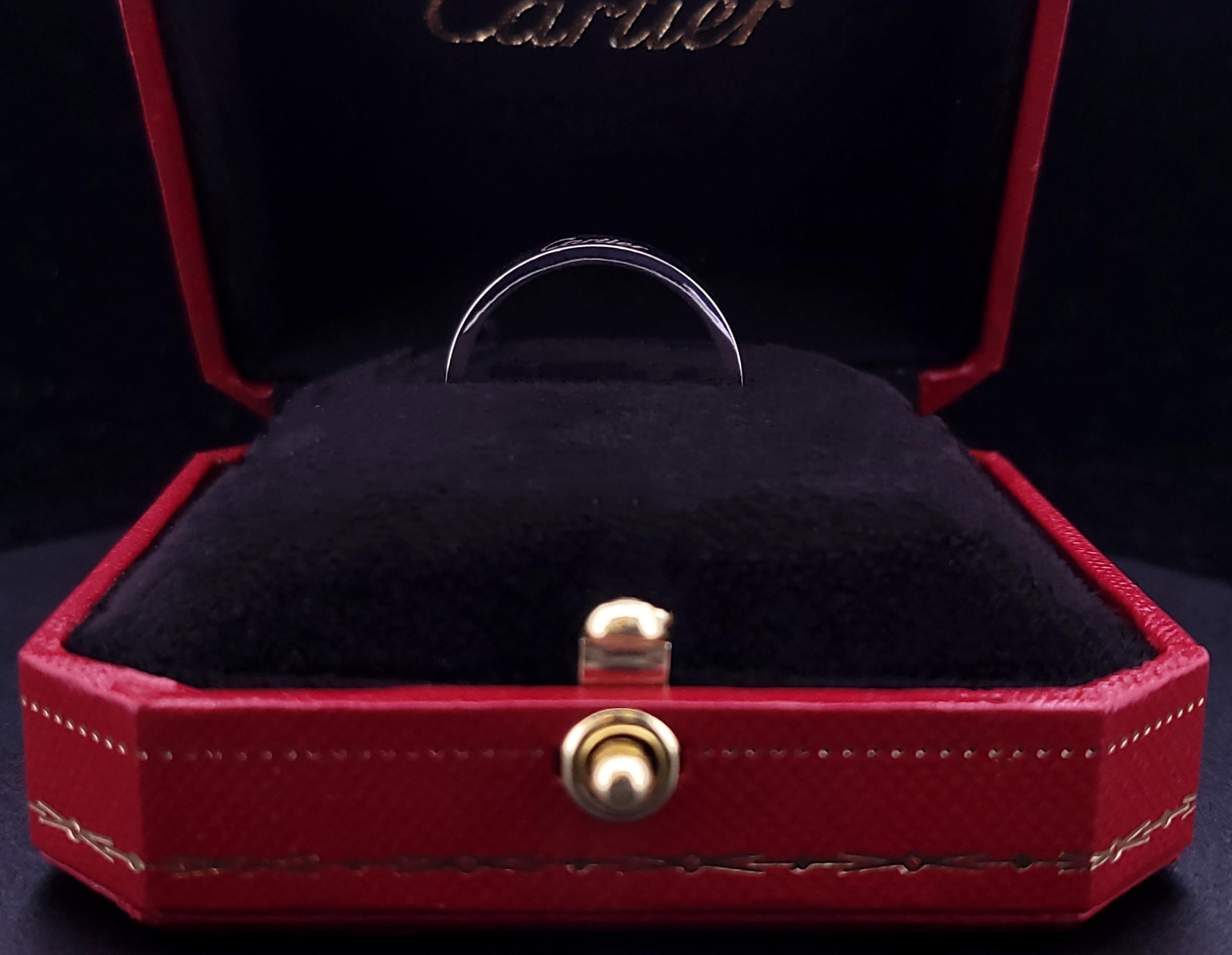 Alianza C de Cartier, anchura 4 mm en venta 1