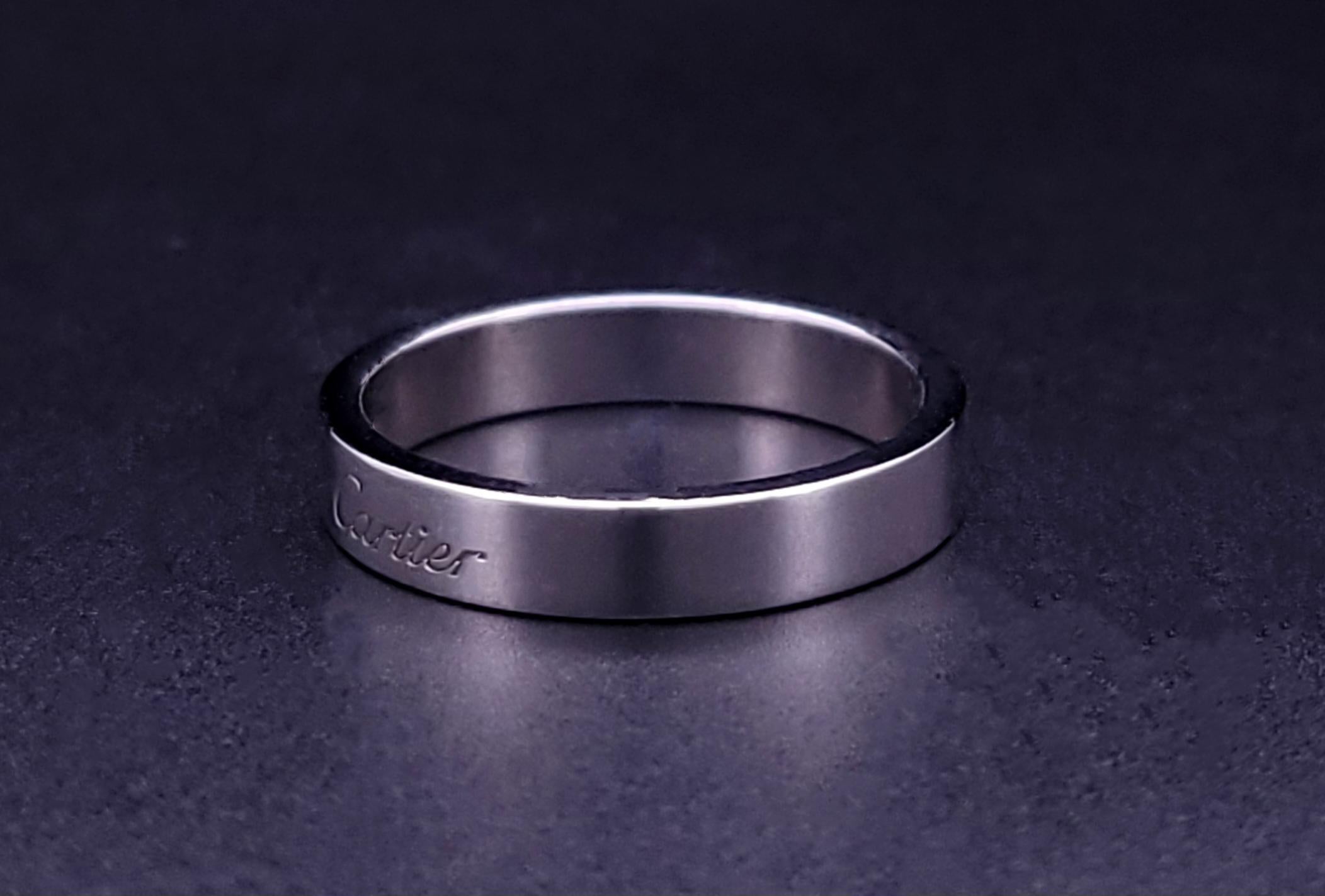 Alianza C de Cartier, anchura 4 mm en venta 2