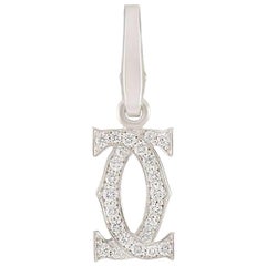 C de Cartier White Gold Diamond Charm
