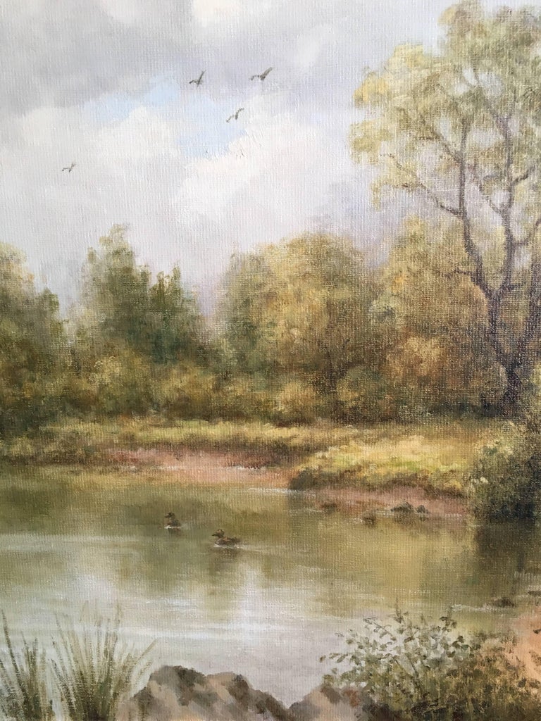 C. Desborough St. Mary's Church, Attenborough, British Oil Painting