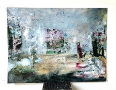 Twenty Years, abstract figures in garden like interior / exterior space