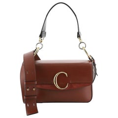C Double Carry Bag Leather Small