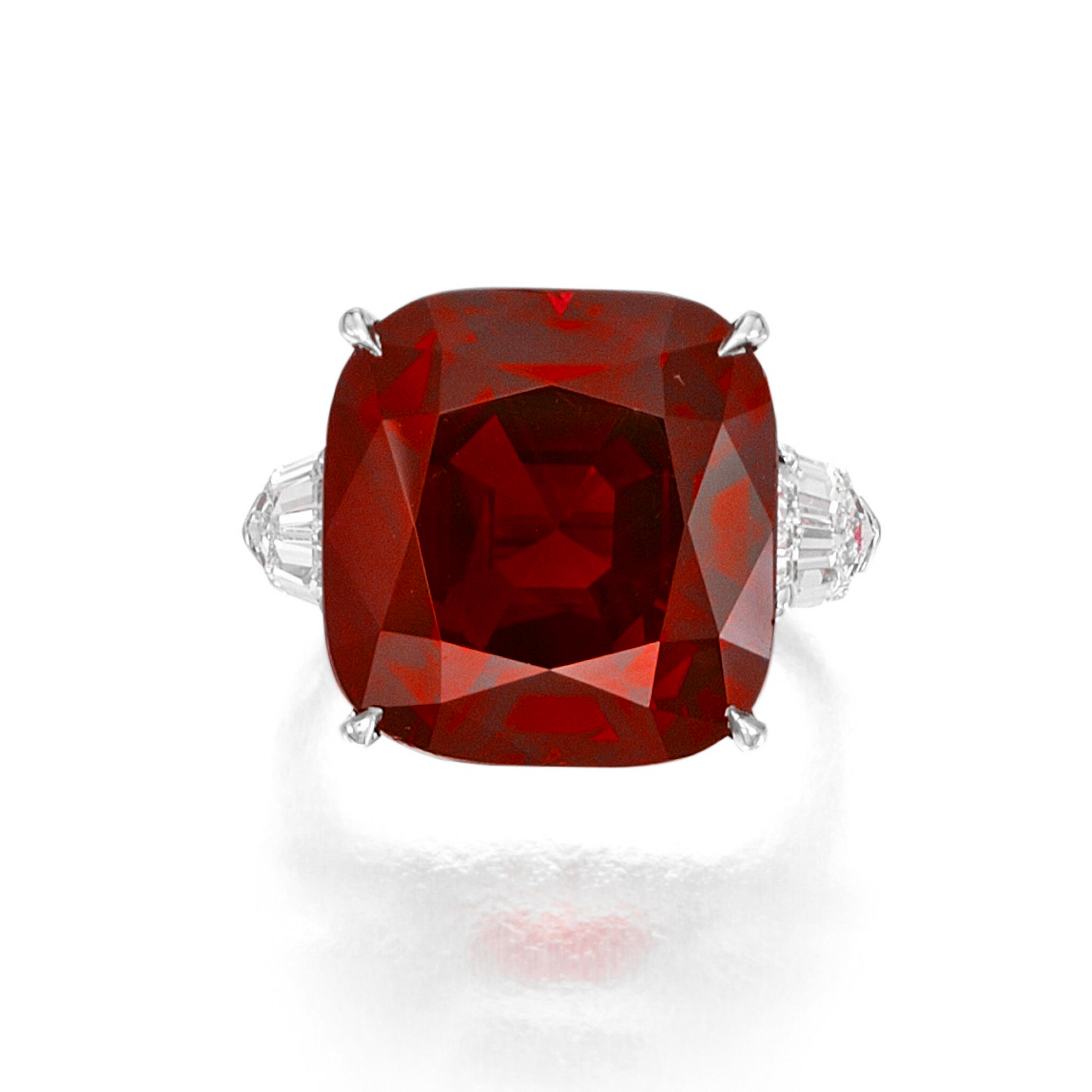 C. Dunaigre 11 Karat Mosambik-Rubin-Diamantring im Zustand „Hervorragend“ im Angebot in Chicago, IL