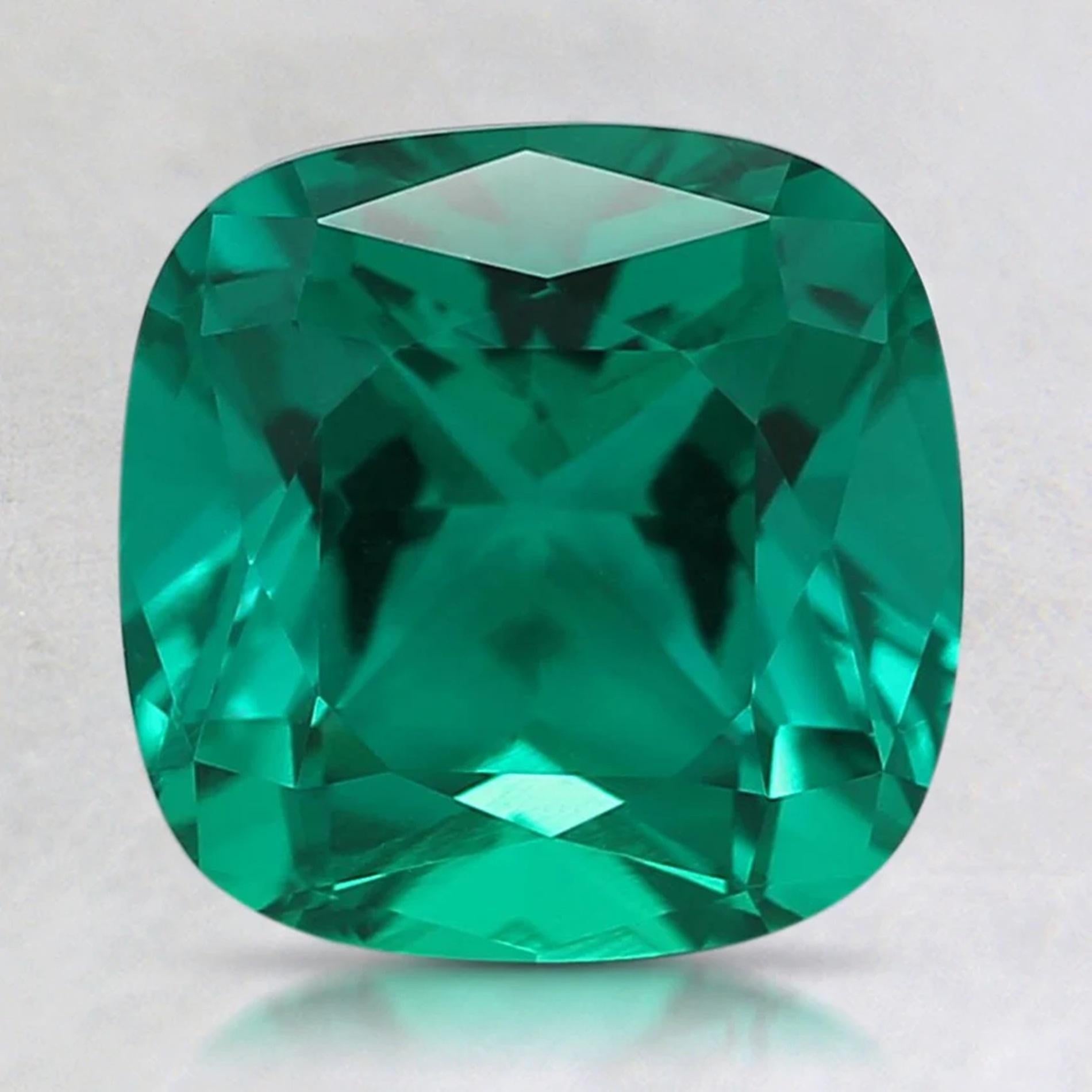 Modern C DUNAIGRE Certfieid 27 Carat MINOR OIL Colombian Emerald Ring For Sale