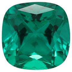 C DUNAIGRE Certfieid 27 Carat MINOR OIL Colombian Emerald Ring