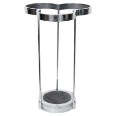C. E. Magnusson for EFM Polished Aluminum Umbrella Stand, Cane Stand, Circa 1990