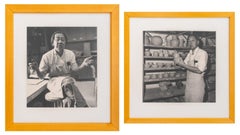 Dos retratos del artista ceramista Ka Kwong Hui