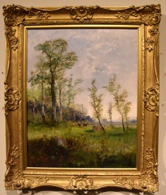 Oil Painting by C. Erhardt "A Scandinavian Landscape"