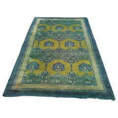 C F A Voysey for Liberty & Co. a Rare 'Glenmure' Donegal Rug with Rich Colors