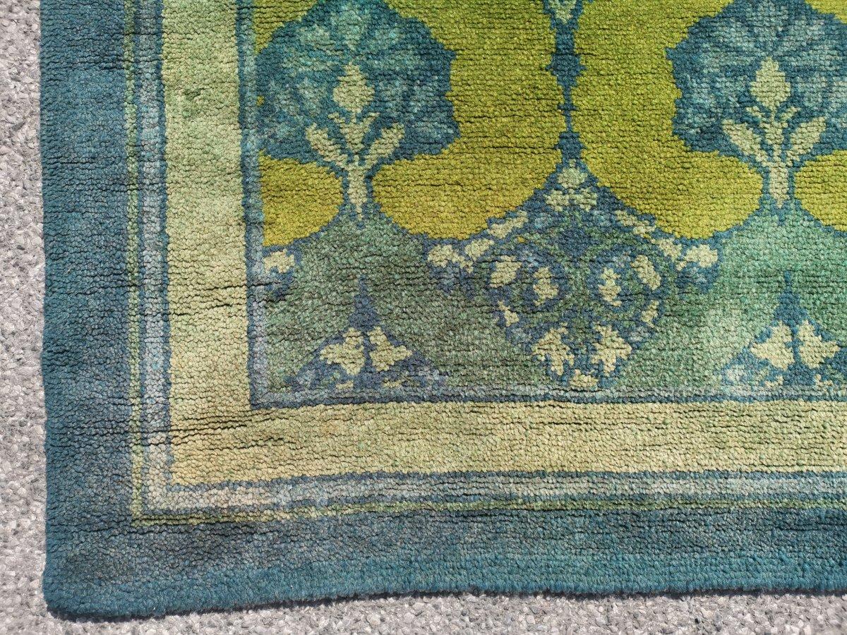 C F A Voysey for Liberty & Co. a Rare 'Glenmure' Donegal Rug with Rich Colors For Sale 2