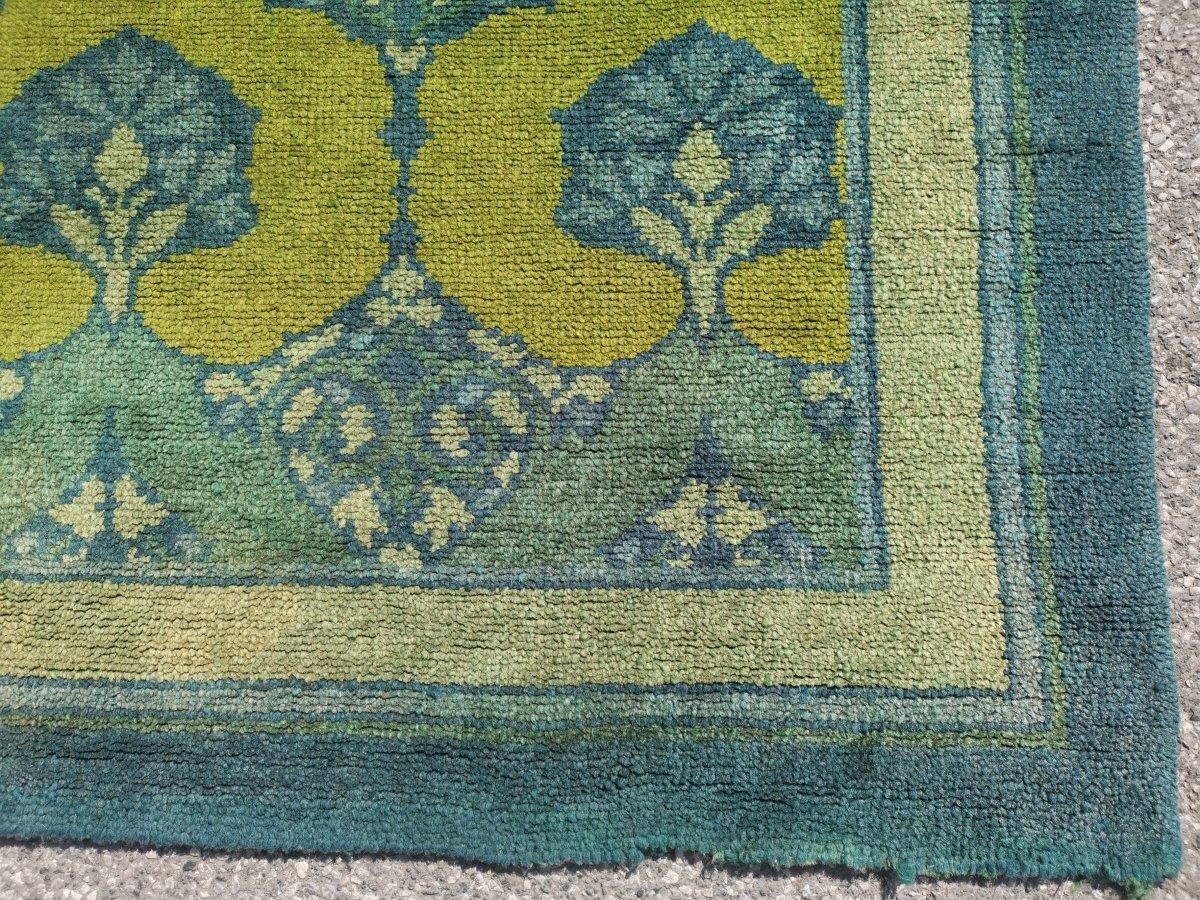 C F A Voysey for Liberty & Co. a Rare 'Glenmure' Donegal Rug with Rich Colors For Sale 3