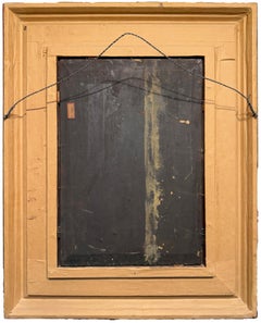 Breton Woman on the Shore, Oil on Panel, Signed, 50.5x35 cm