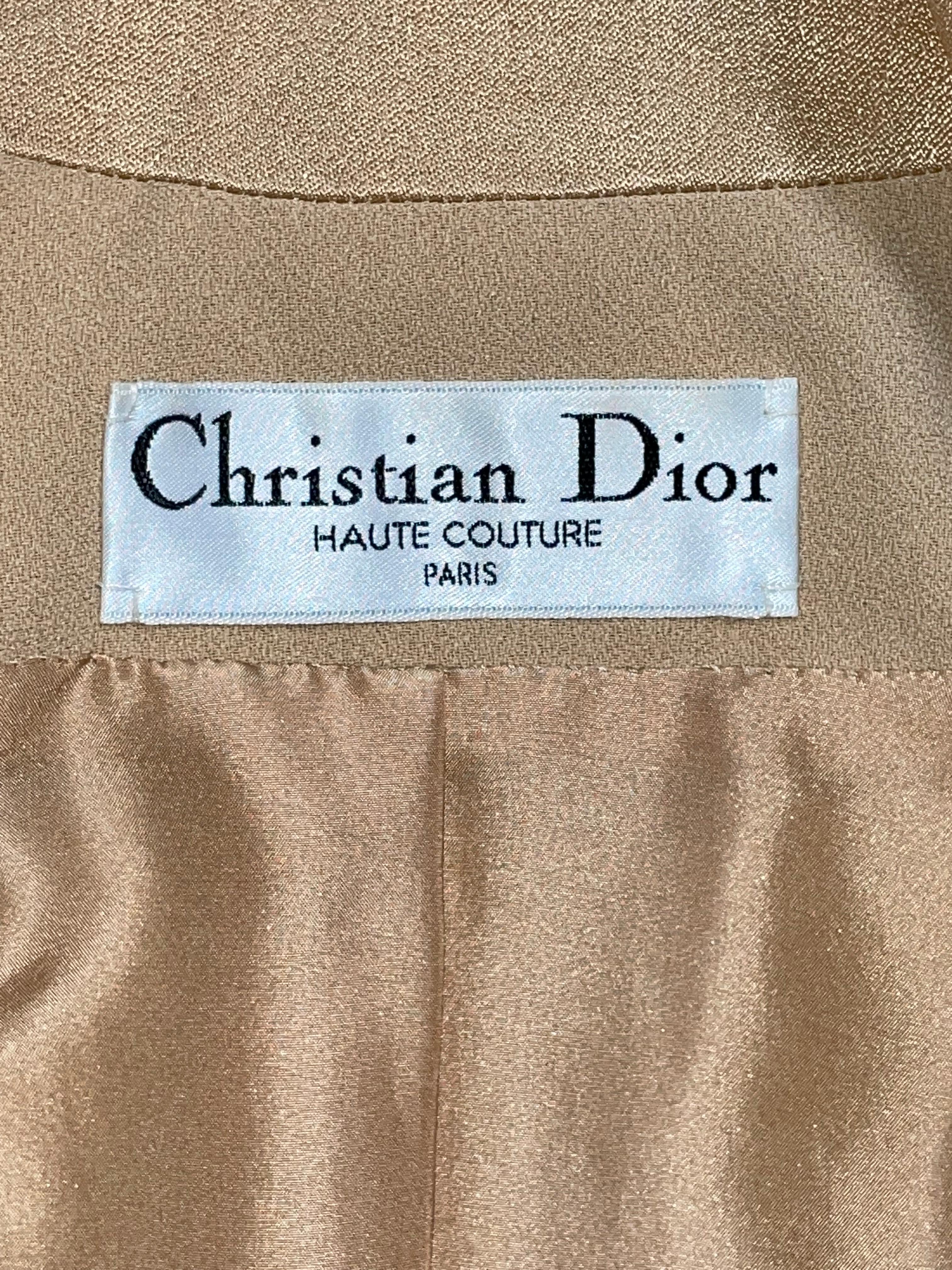 C. F/W 2008 Christian Dior John Galliano Haute Couture Gold Nude Pant Suit 1