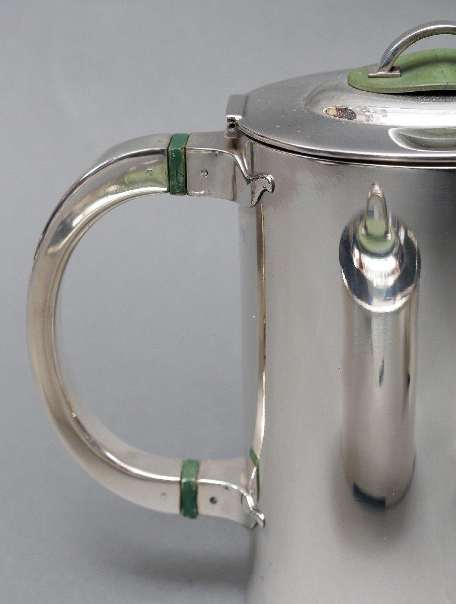C. Fjerdingstad - Modernist Tea/coffee Service In Solid Silver Circa 1950 For Sale 2