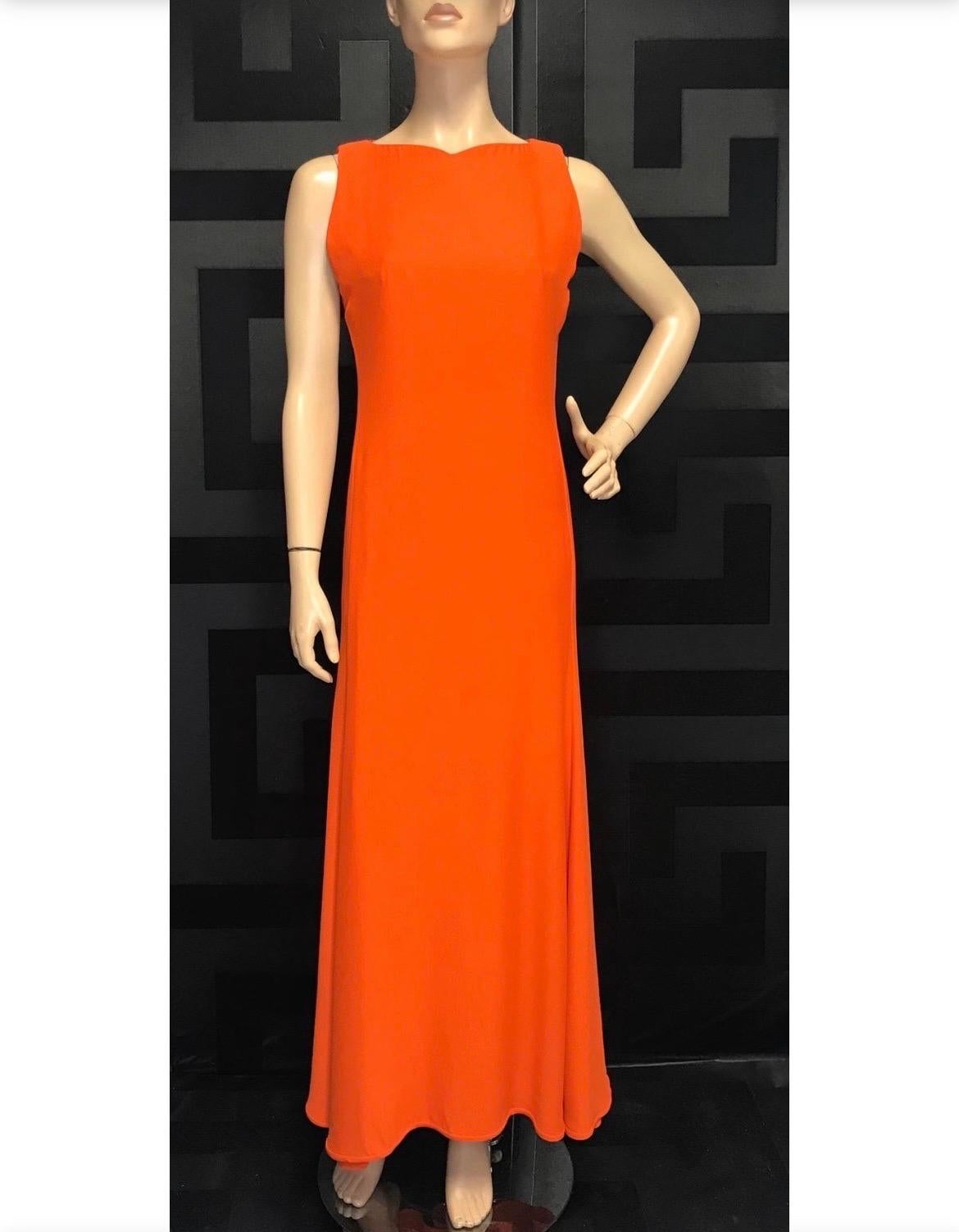 1996 Rare Gianni Versace Couture Dress as seen on Princess Diana In Excellent Condition For Sale In Montgomery, TX