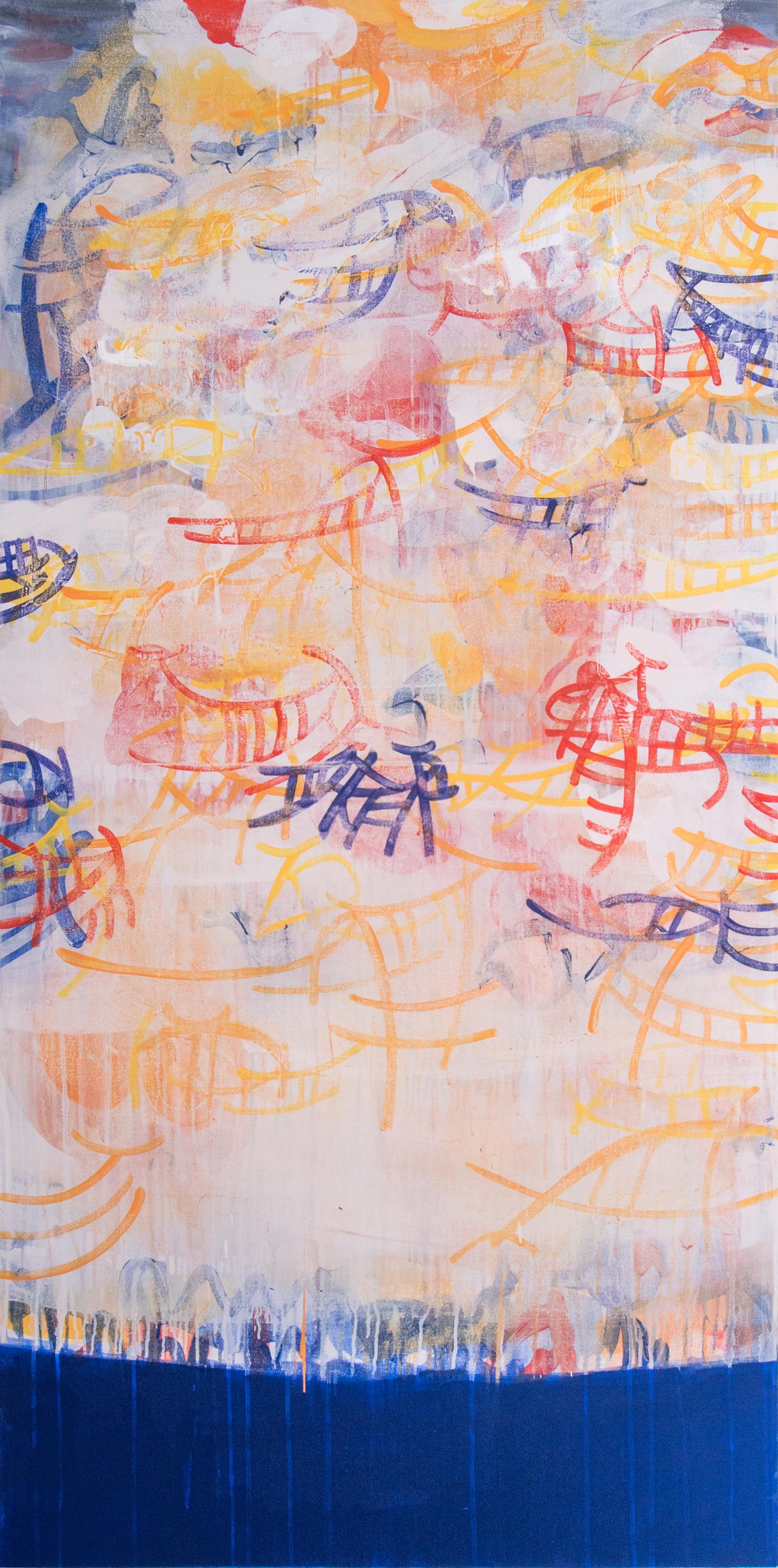 C. Gregory Gummersall Abstract Painting - 2-C42-4