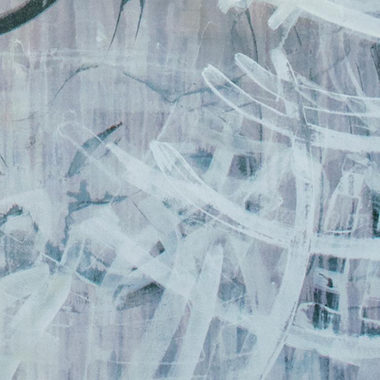 C. Gregory Gummersall's abstract paintings can best be described as visual music. Some are soft and soothing while others are vibrant and demand vour attention with their cryptic markings. It's not surprising Greg has been compared to Robert