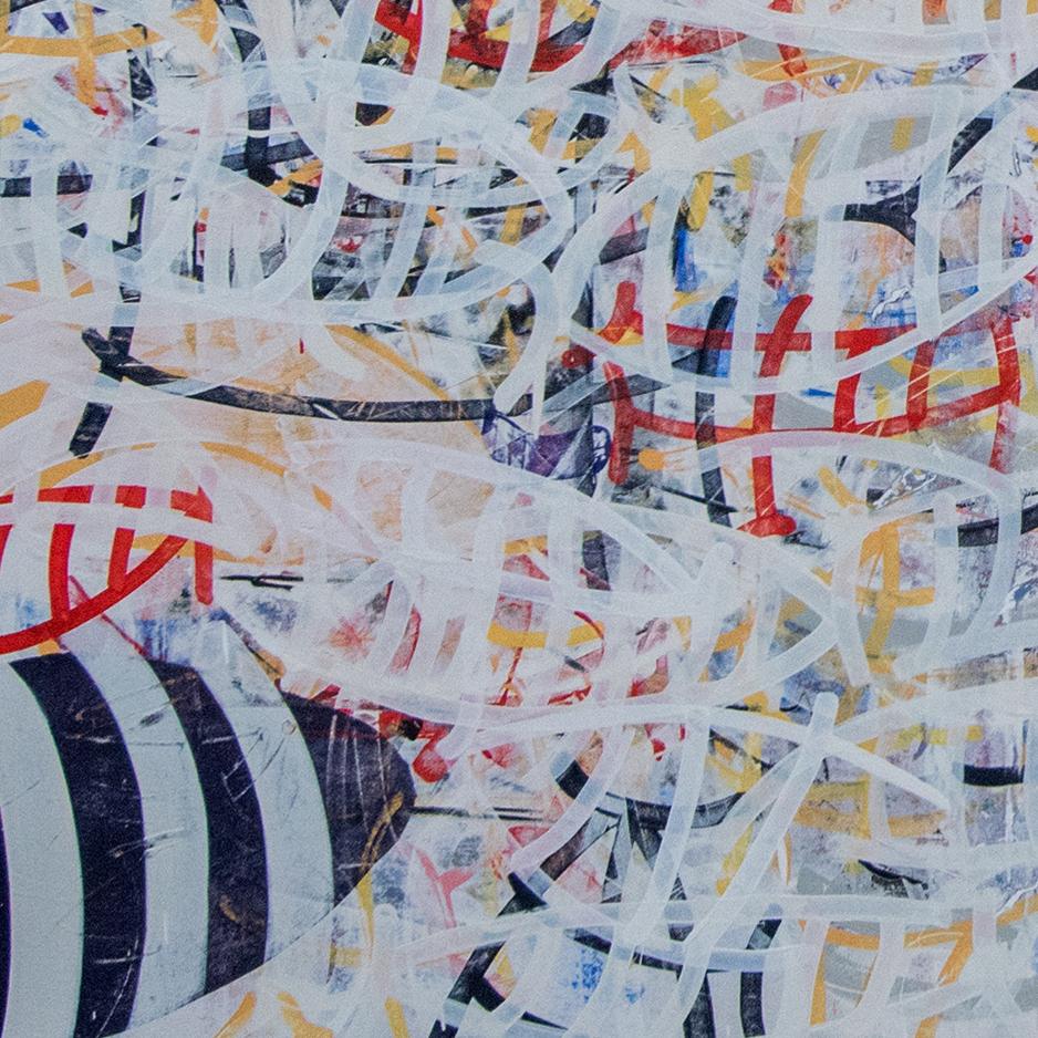 C. Gregory Gummersall's abstract paintings can best be described as visual music. Some are soft and soothing while others are vibrant and demand vour attention with their cryptic markings. It's not surprising Greg has been compared to Robert
