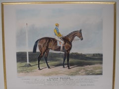 Little Wonder, Gewinner der Derby Stakes in Epsom 1840 Aquatinta von C. Hancocks