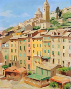 Provence - South of France Summer Sun French Landscape Oil on Canvas Painting