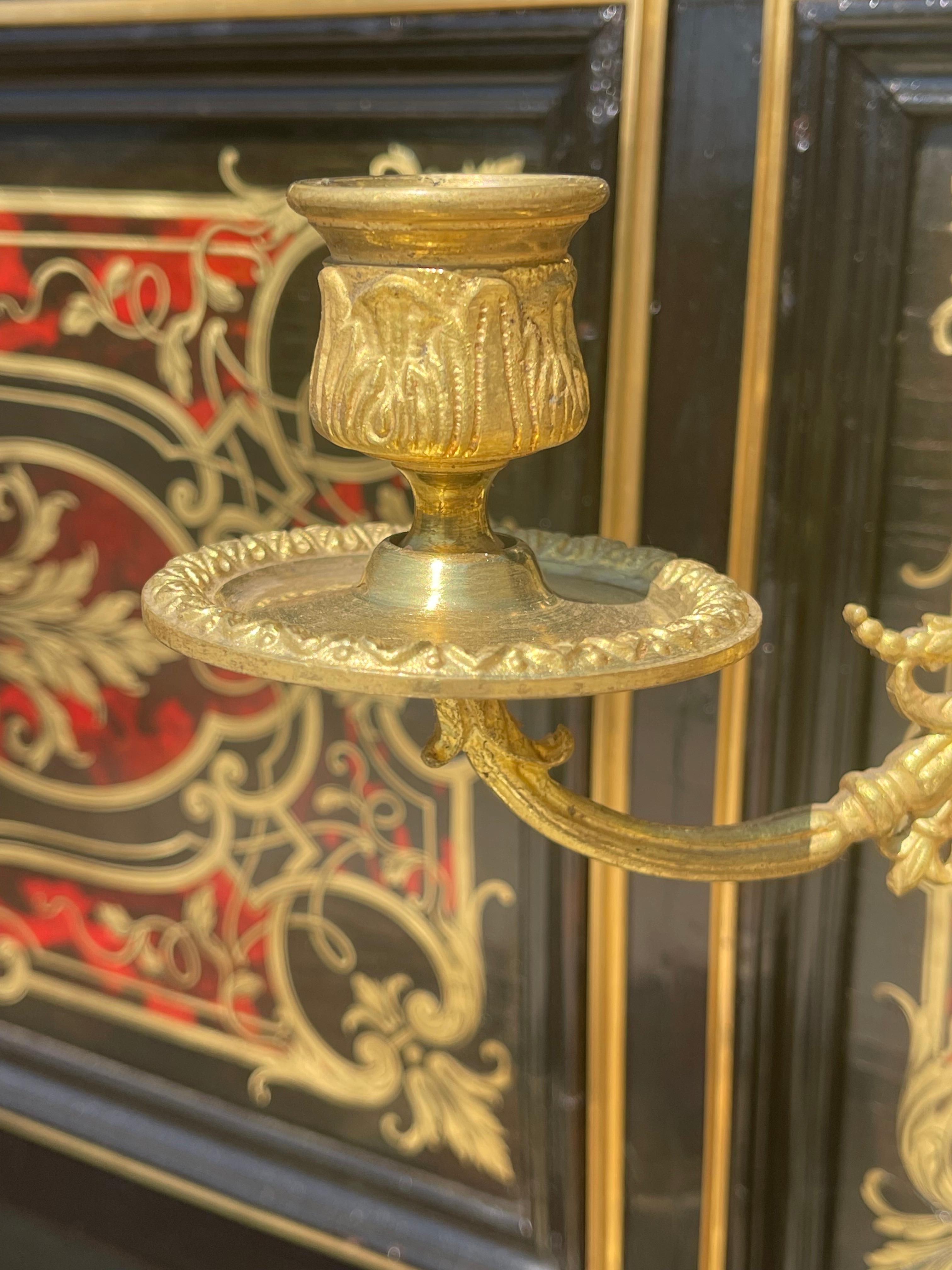 C. Heitz Lyon - Pianoforte Napoleone III in intarsio di Boulle in vendita 4