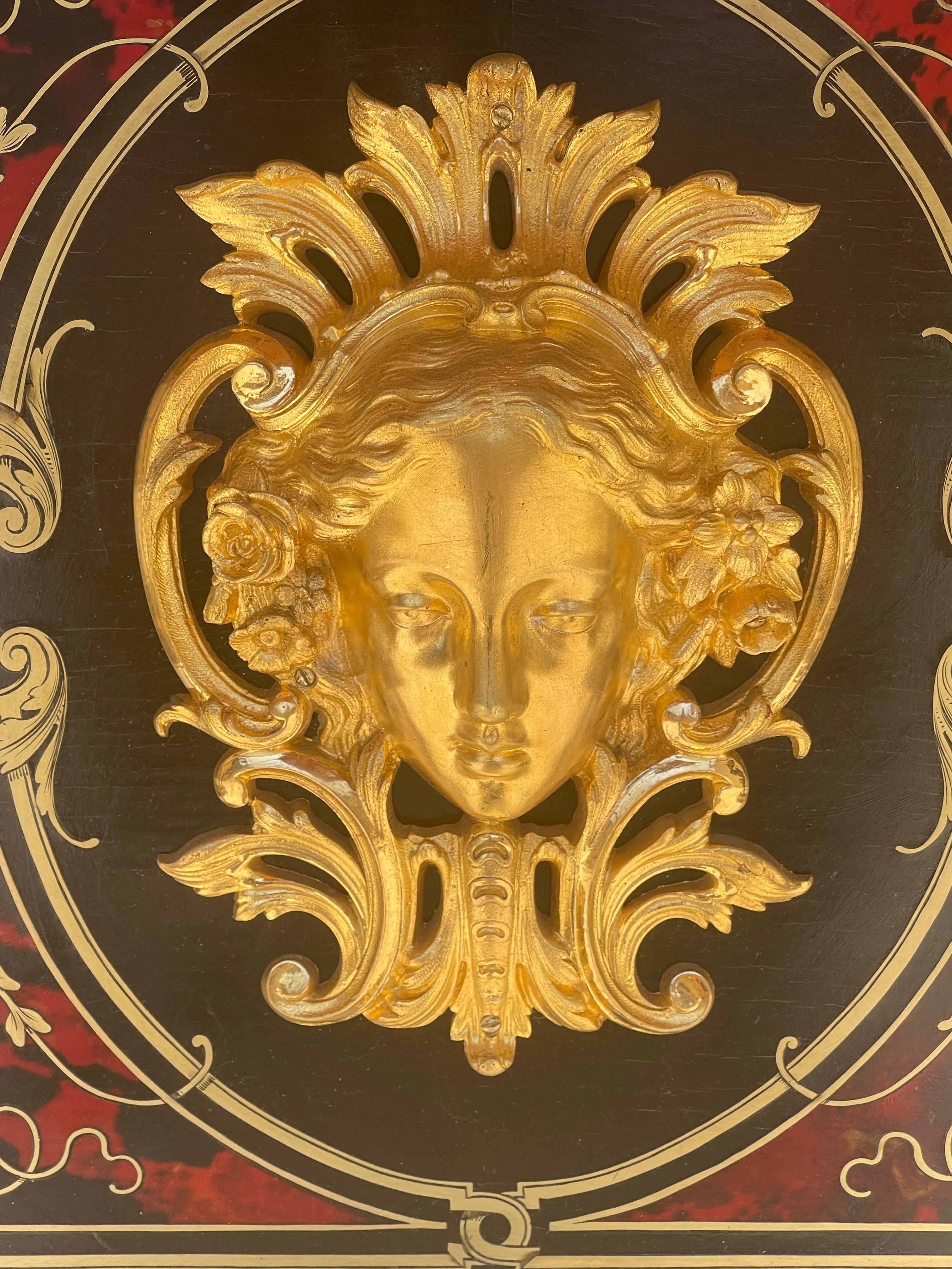 C. Heitz Lyon - Pianoforte Napoleone III in intarsio di Boulle in vendita 9