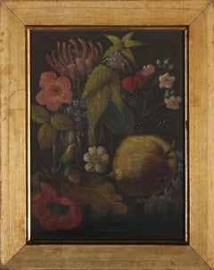 C. Higgins - English Folk Art Late 19th Century Oil, September
s Joys