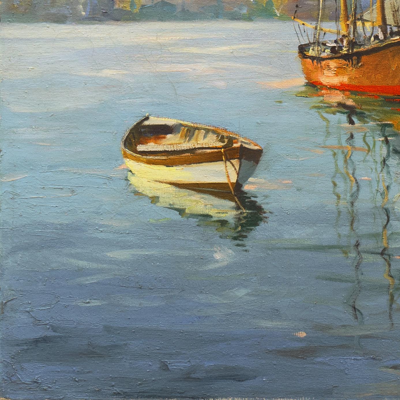 „Cape Cod“, Sag Harbor, New York, Walfang, Gloucester, Provincetown, Großes Ölgemälde im Angebot 3