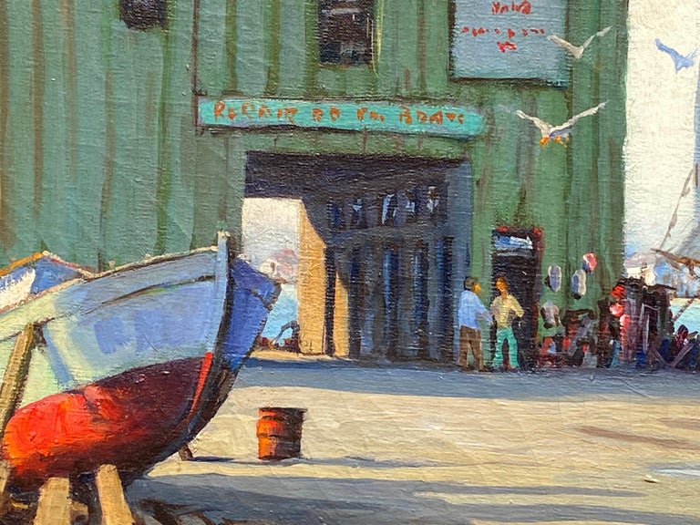 C. Hjalmar Amundsen “Dockside Gloucester” For Sale at 1stDibs