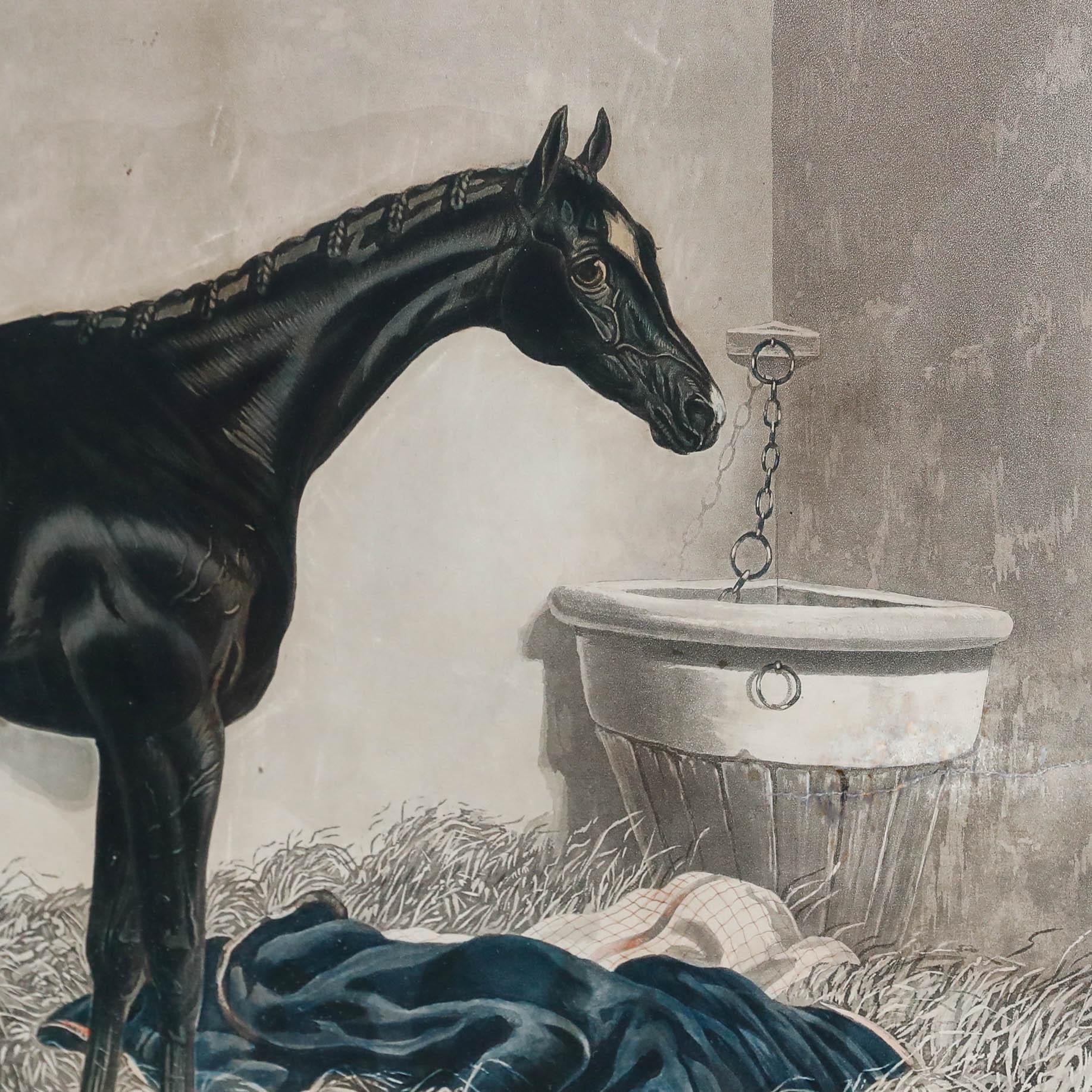 C. Hunt (1803-1877) after J.F. Herring (1795-1865) - Aquatint, The Baron For Sale 3