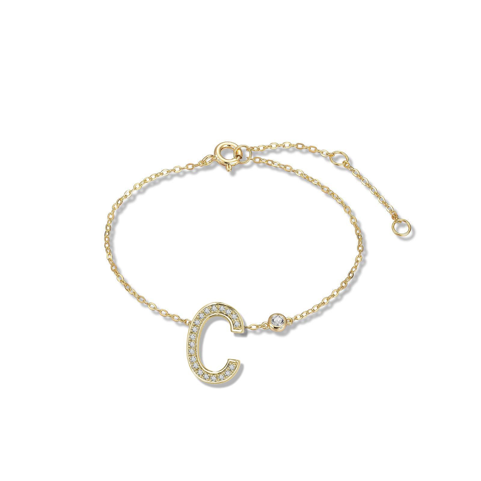 letter c bracelet