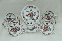 C.J. Mason porcelaine colorée à la main Part C.