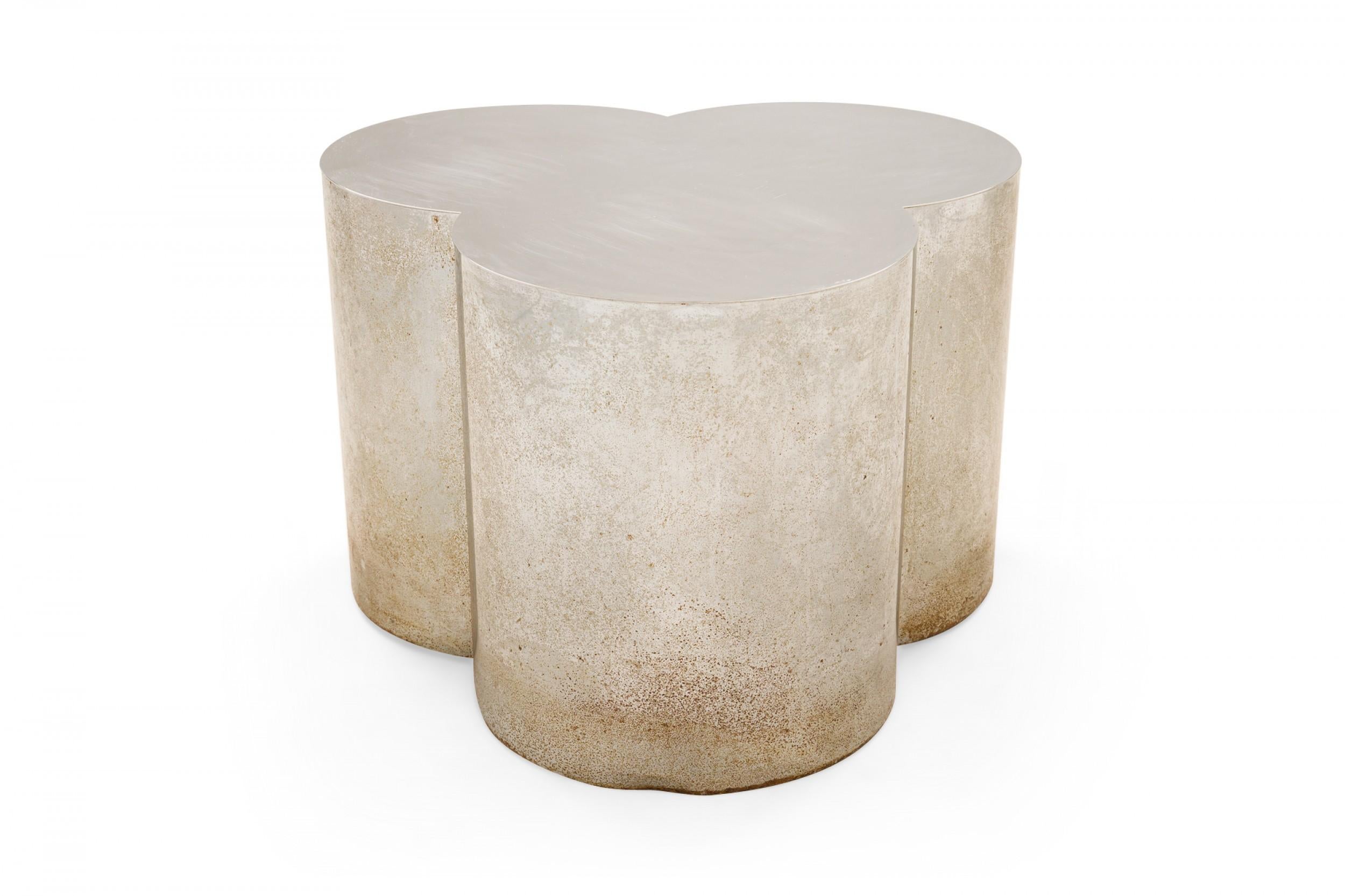 Mid-Century Modern C. Jere American Mid-Century Clover Form Chrome Coffee Table