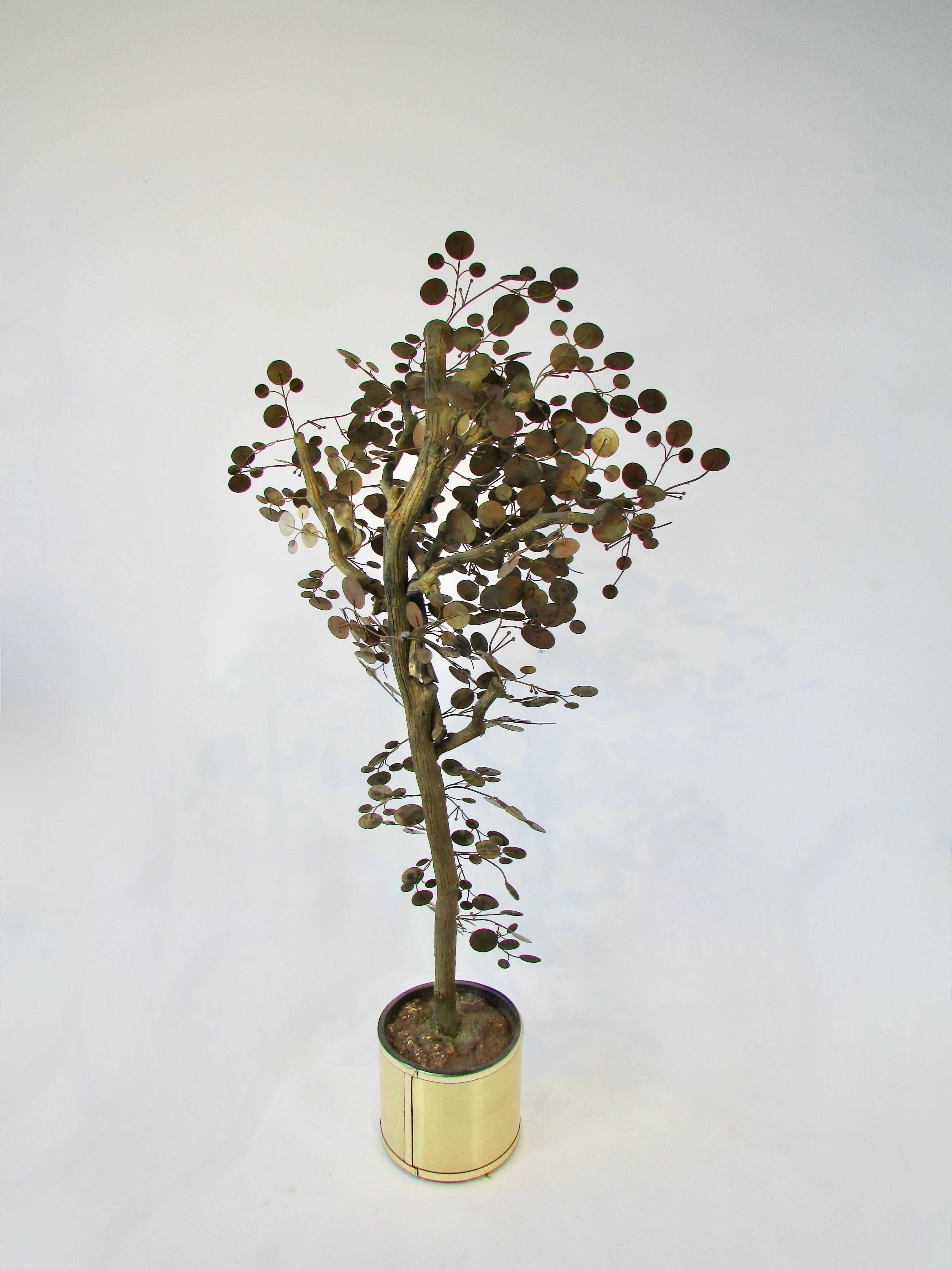C. Jere Artisan House large raindrops tree sculpture In Good Condition For Sale In Ferndale, MI