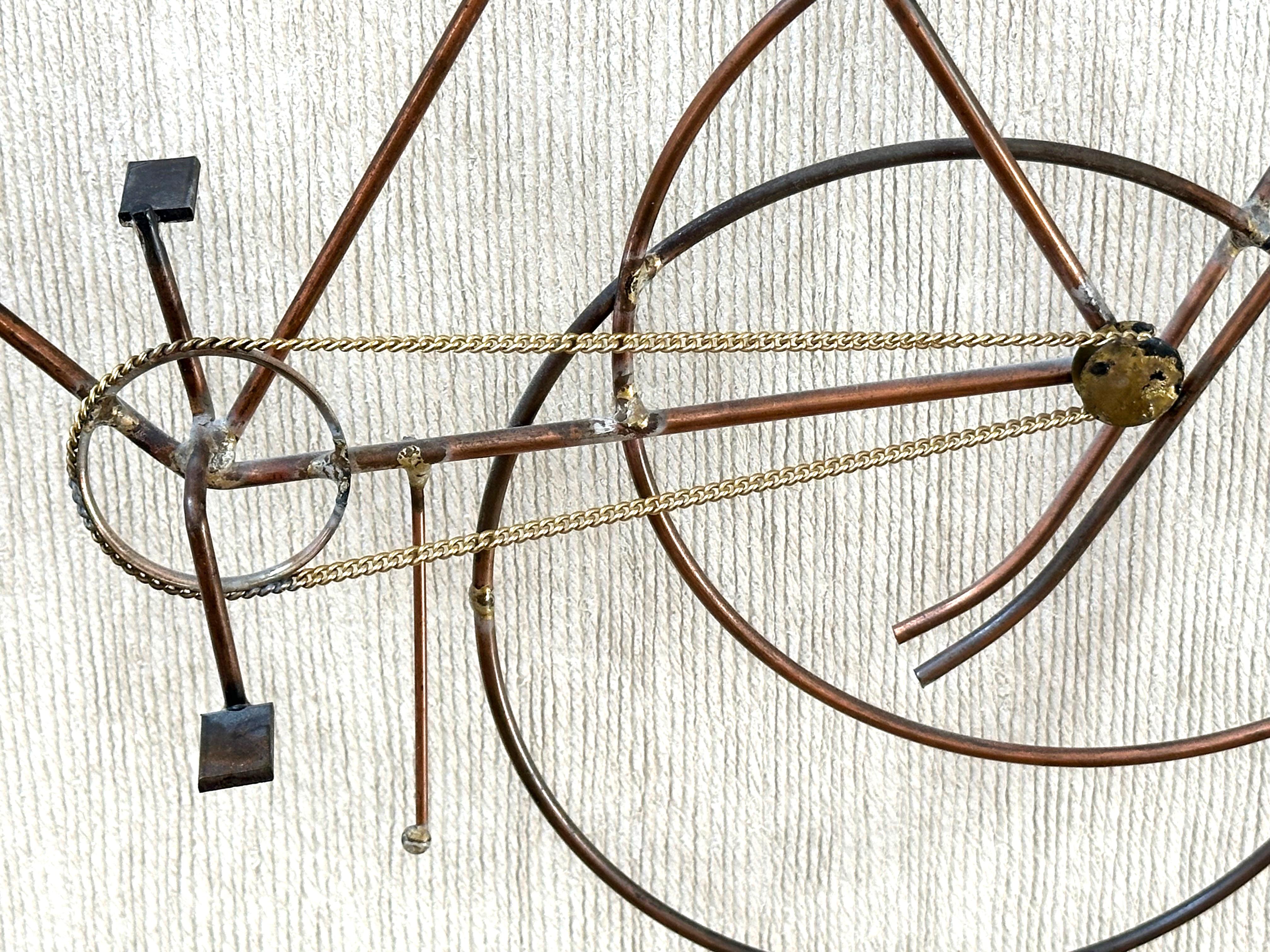 Fine XX secolo C. Jere Bicycle Scultura da parete in vendita