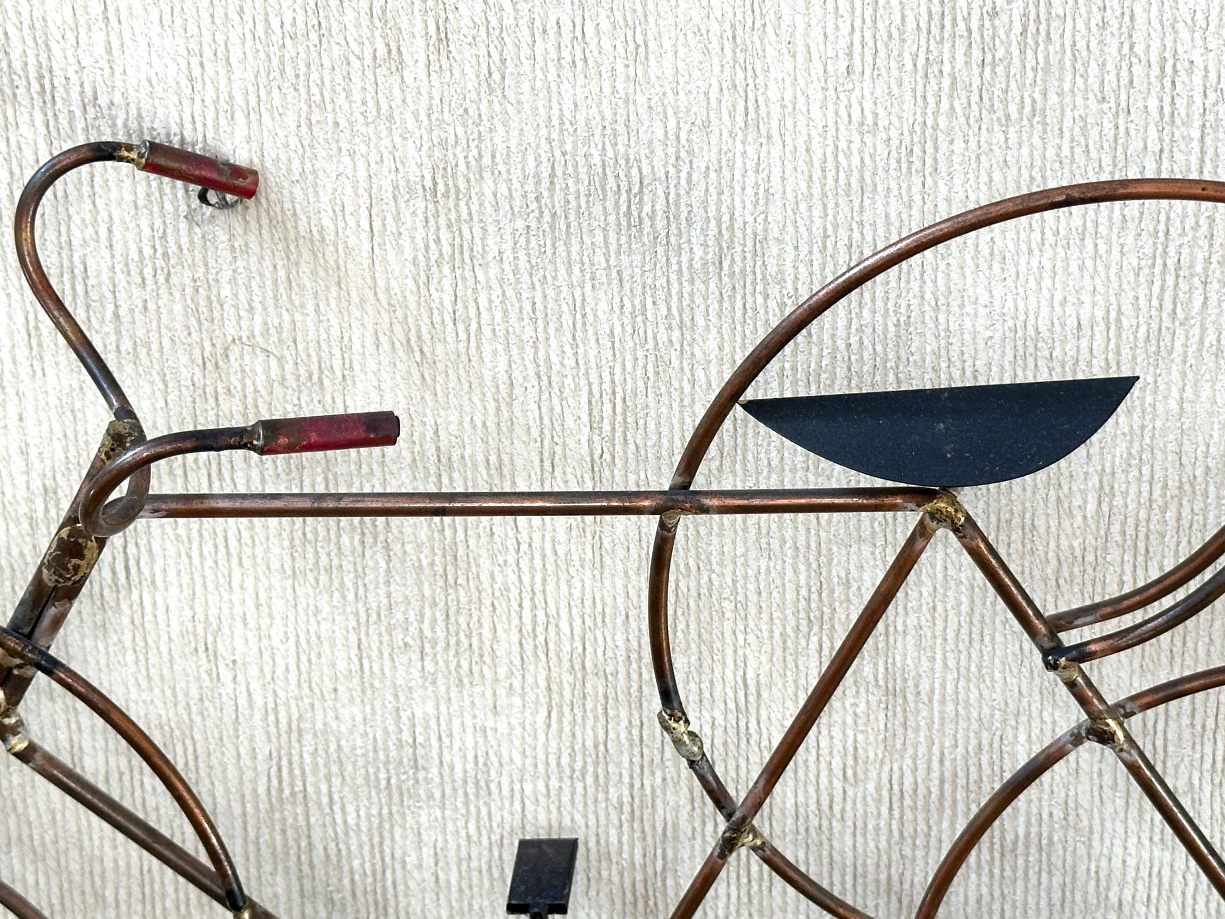 Metallo C. Jere Bicycle Scultura da parete in vendita