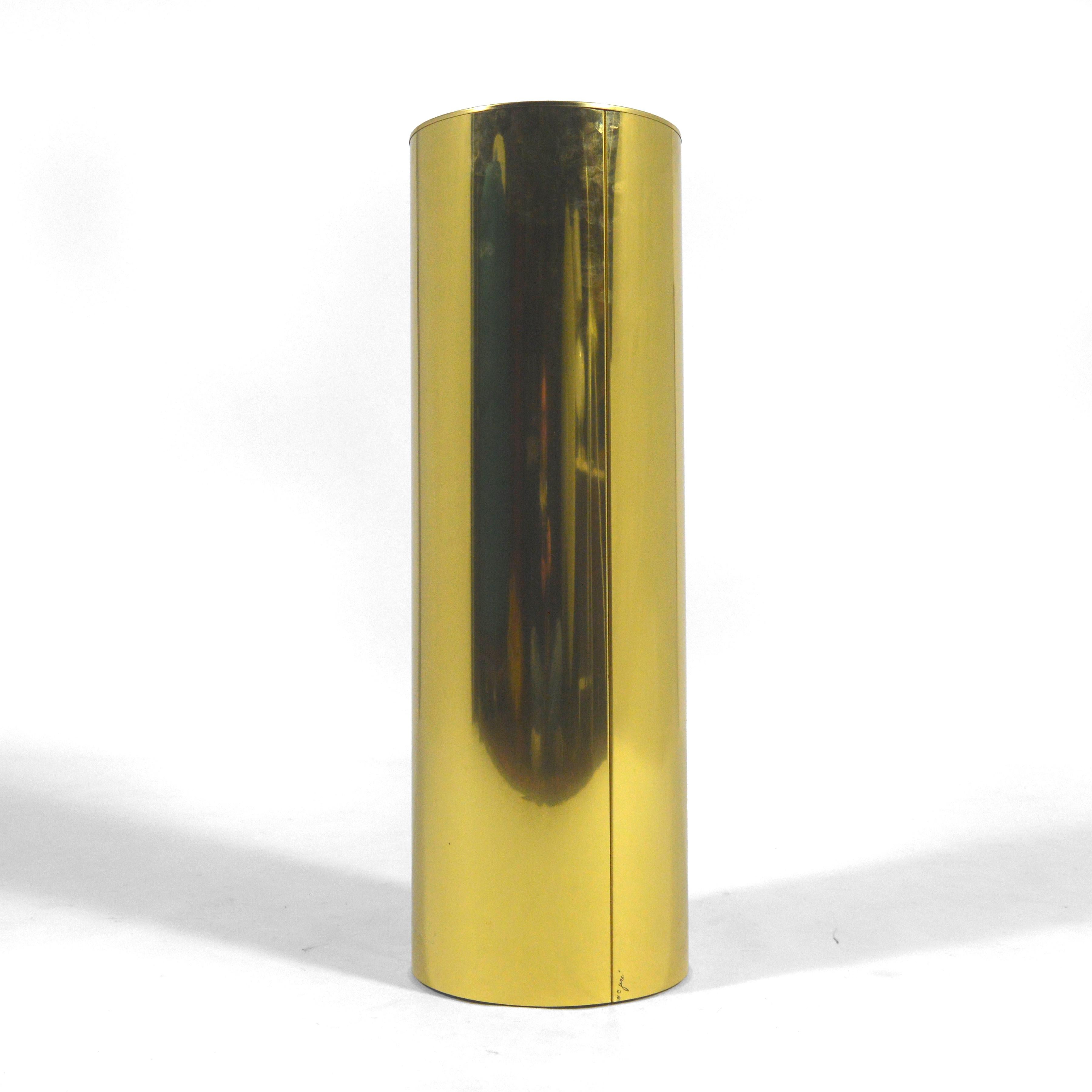 C. Jeré Pedestal en laiton Bon état - En vente à Highland, IN