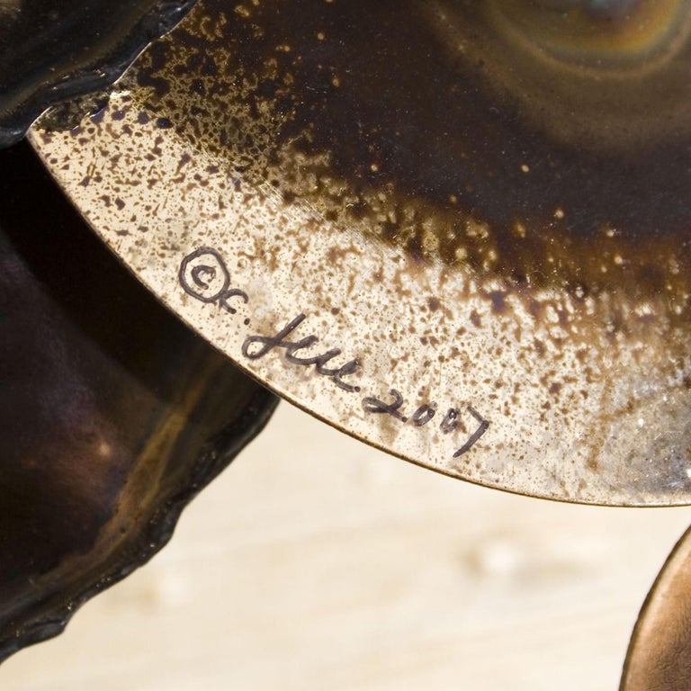 C. Jeré Brass Urchin Wall Sculpture at 1stDibs