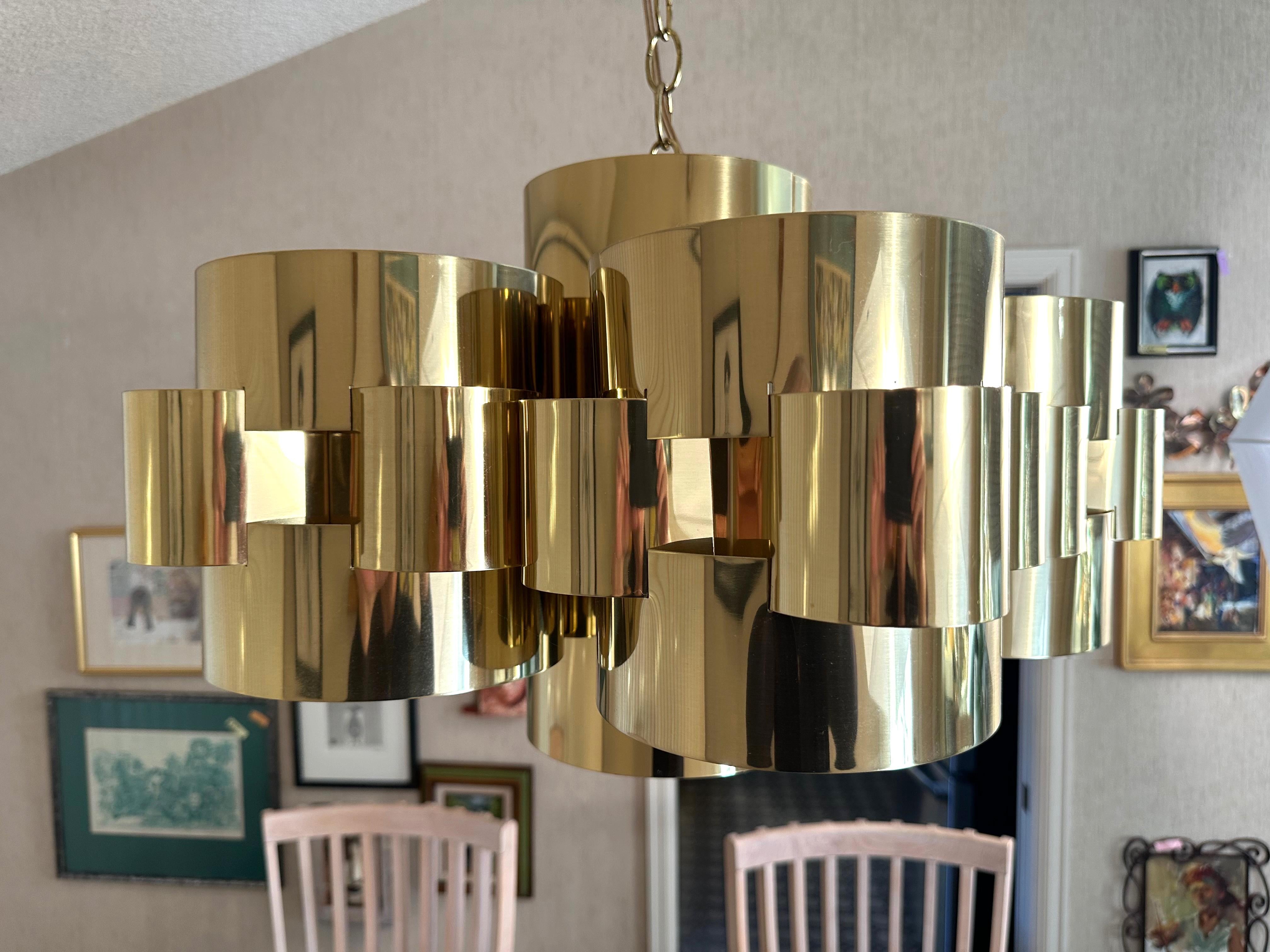 Mid-Century Modern C. Jeré Cloud Chandelier For Sale