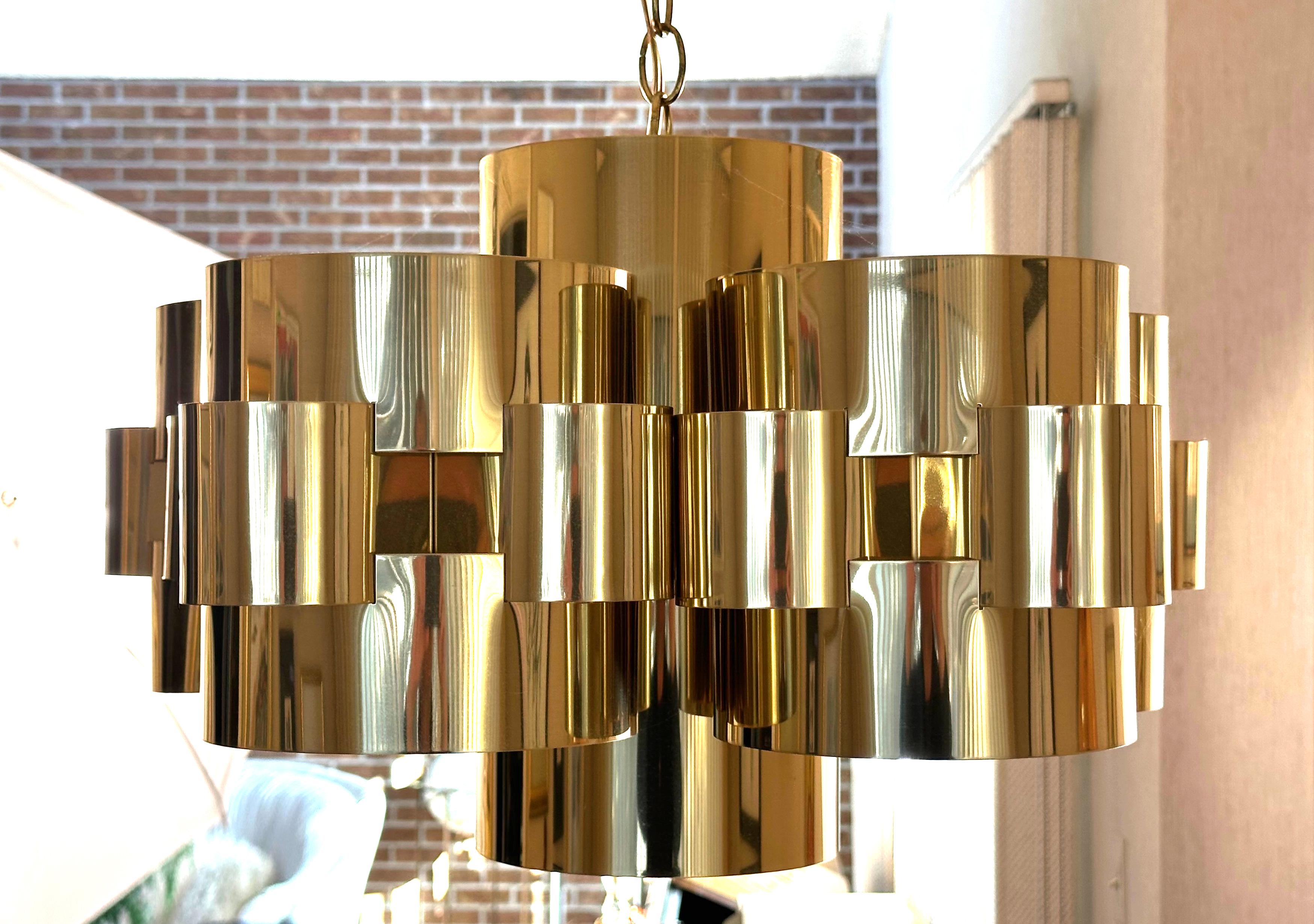 Late 20th Century C. Jeré Cloud Chandelier For Sale