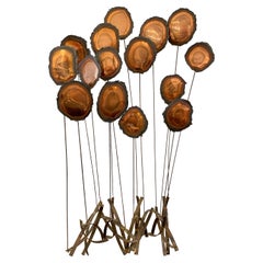 C. Jere Copper Table Sculpture