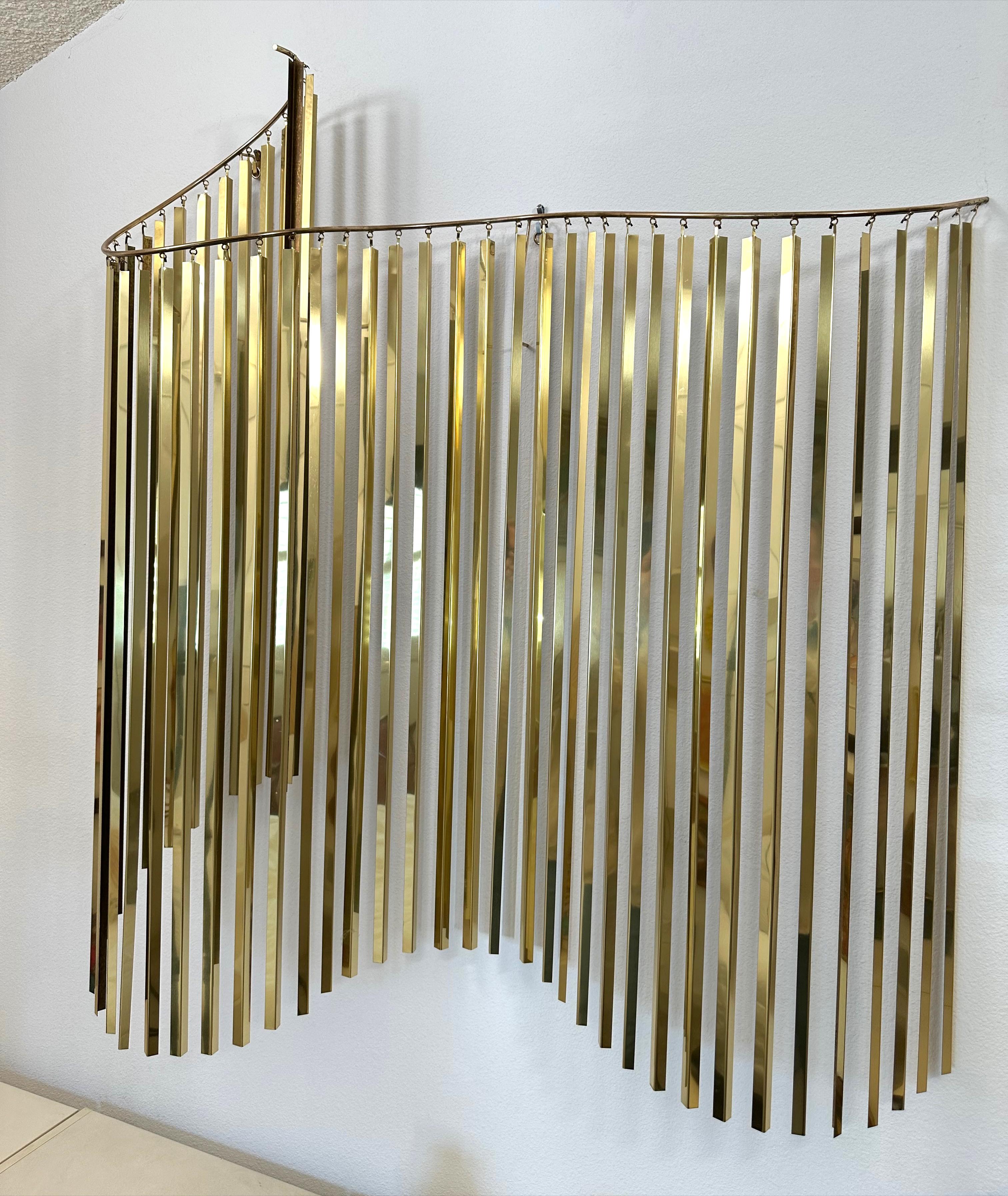 C. Jeré Escultura de pared Onda cinética, Firmada, 1983 Moderno de mediados de siglo en venta
