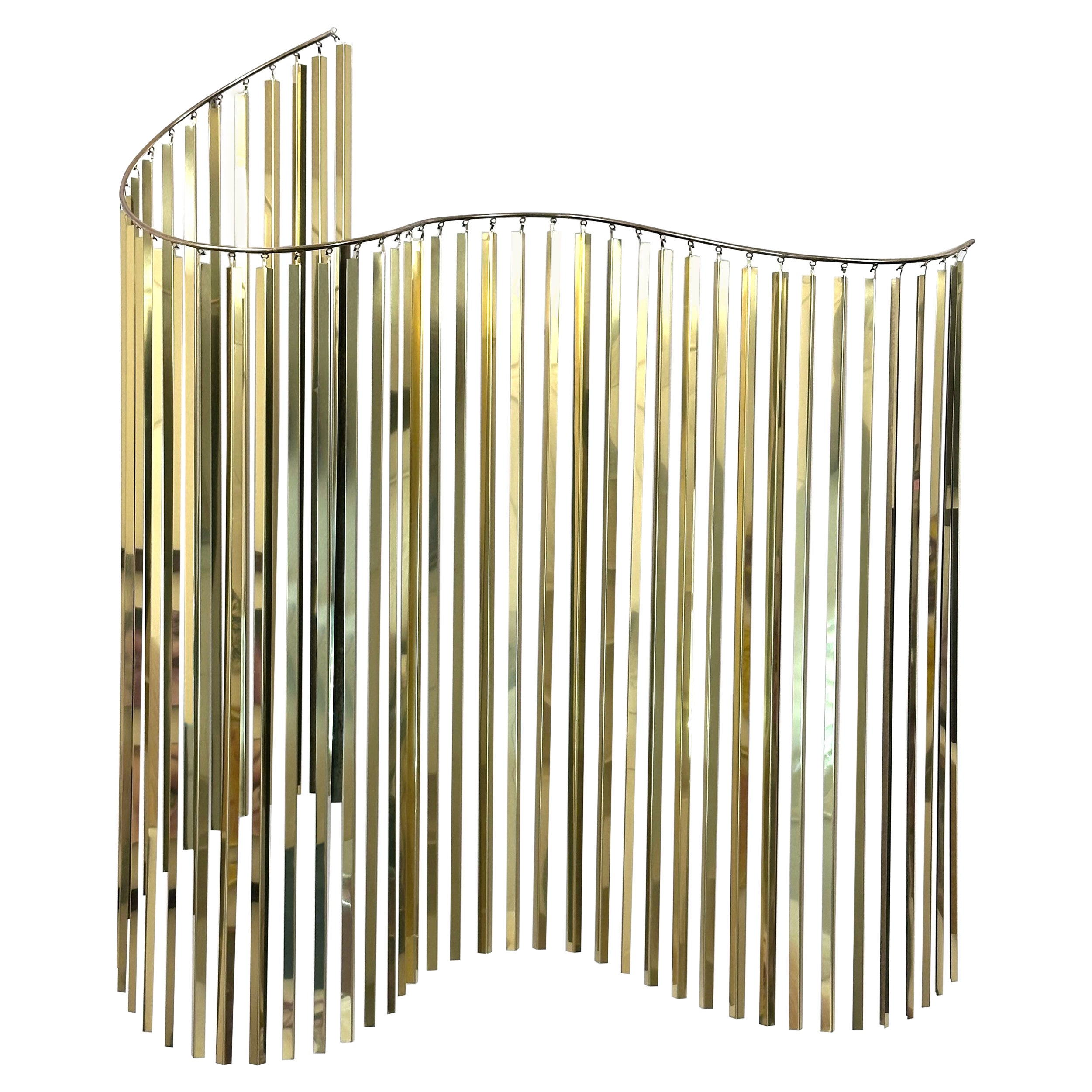 C. Scultura da parete a onde cinetiche di Jeré, firmata, 1983