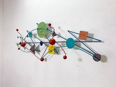 C. Jere Memphis Movement Inspired Abstract Wall Sculpture, Dated 1988
