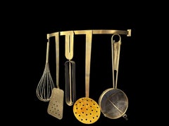 C. Jere’ Oversize Cooking Utensil Wall Art   C. 1970’s-80’s