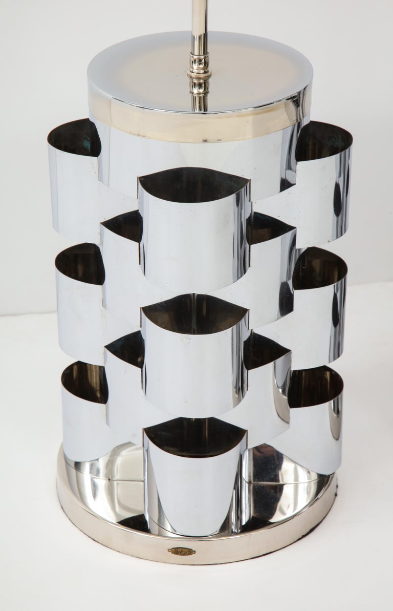 C. Jere Polished Chrome Lamps For Sale at 1stdibs