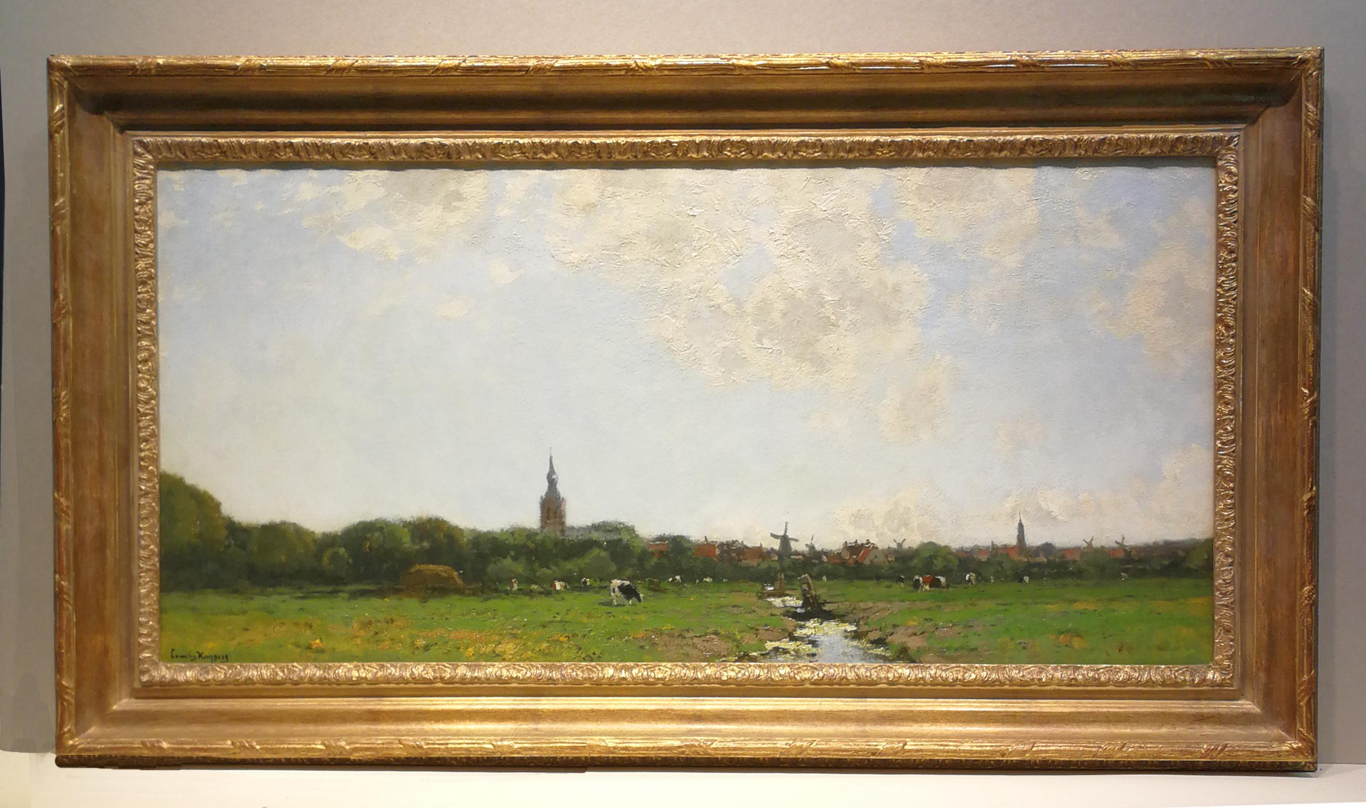 C. Kuijpers Landscape Painting - Feeling home, Cornelis Kuijpers, Oil paint/canvas, Impressionist